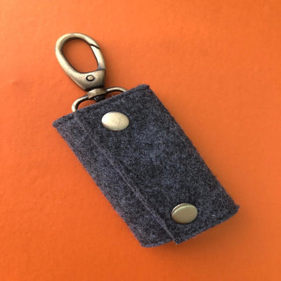 Felt Key Chain - Shadow Grey