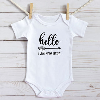 New Here Onesie