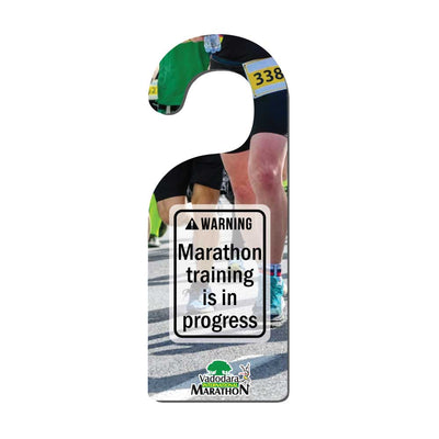 Marathon Training Door Hanger