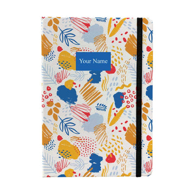 Flowers & Leaves Pattern Fluct Diary