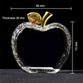 Engraved Apple Crystal