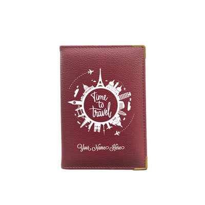 Time to Travel Passport Cover