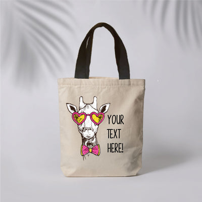 Giraffe Canvas Tote Bag