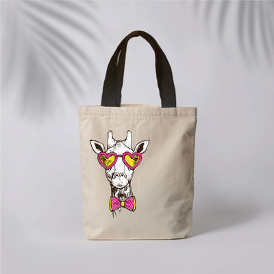 Giraffe Canvas Tote Bag