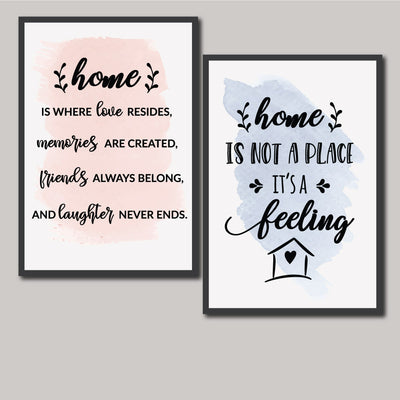 Home Poster- Set of 2