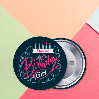 Birthday Girl Badge Set of 10