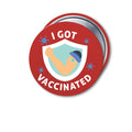 Vaccinated Badge Set of 10