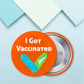 Vaccinated Badge Set of 10