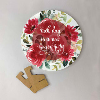 Round Canvas with Stand- Beautiful Day