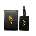 Passport Cover - Luggage Tag - Initial Gift Set