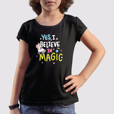 Believe in Magic Girls T-Shirt