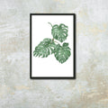 Leaves on Poster- Set of 3