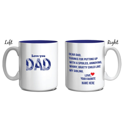 Message for Dad Mug