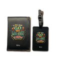 Passport Cover - Luggage Tag - Never Know Gift Set