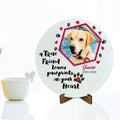 Pet Memory Photo Canvas with Stand