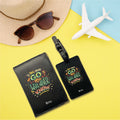 Passport Cover - Luggage Tag - Never Know Gift Set