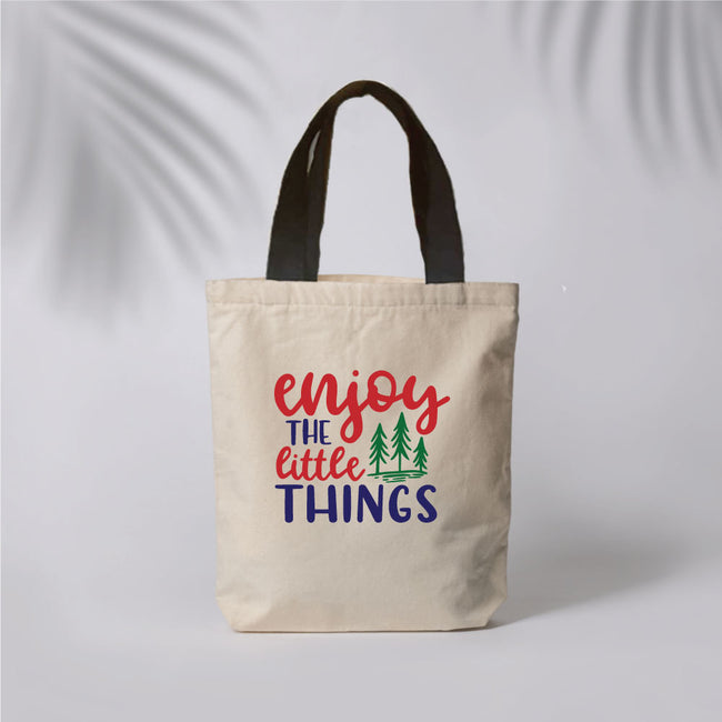 Little Things Canvas Tote Bag