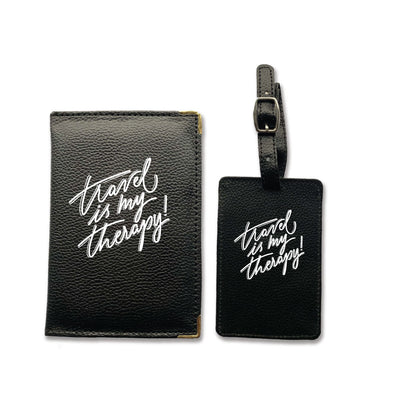 Passport Cover - Luggage Tag - Travel Gift Set