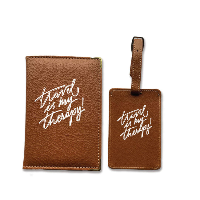 Passport Cover - Luggage Tag - Travel Gift Set