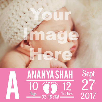 Baby Photo Canvas Print