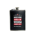 Hip Flask - Wine & Wisdom