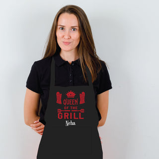 Queen of The Grill Customise Apron