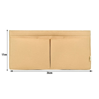 Beige Felt Purse Organiser