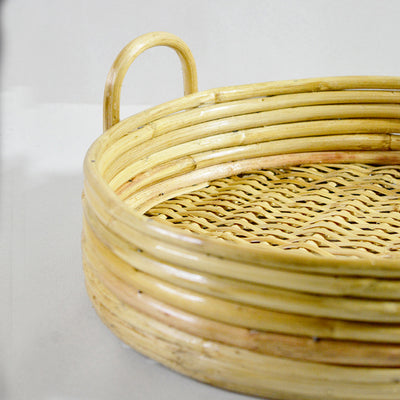 Round Rings Cane Tray