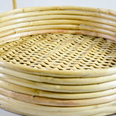 Round Rings Cane Tray