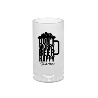 Be Happy Beer Mug