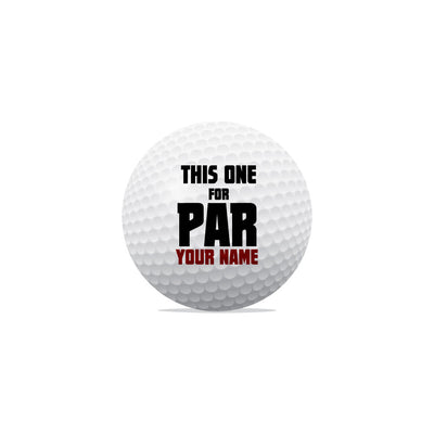 For Par Golf Ball Set of 3