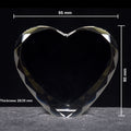 Engraved Heart Crystal