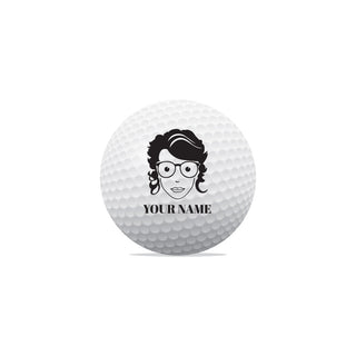 Geek Face Golf Ball Set of 3
