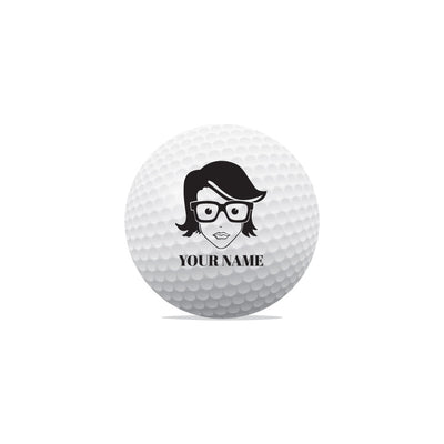 Geek Face Golf Ball Set of 3