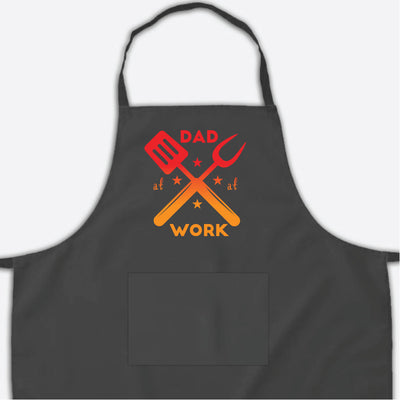 Dad At Work Customise Apron