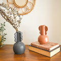 Oasis Black & Terracotta Stoneware Vase (Set of 2)