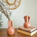 Oasis Terracotta stoneware vase (Set of 2)