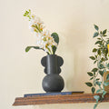 Oasis Black & Terracotta Stoneware Vase (Set of 2)