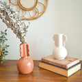 Oasis Terracotta & White Stoneware Vase (Set of 2)