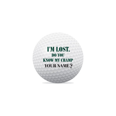 I am Lost Golf Ball Set of 3