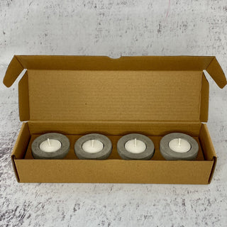 Concrete Tealight Holders (Set of 4)