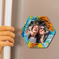 Colorful Pattern Photo Magnet