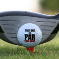 Go for a par with personalised golf balls