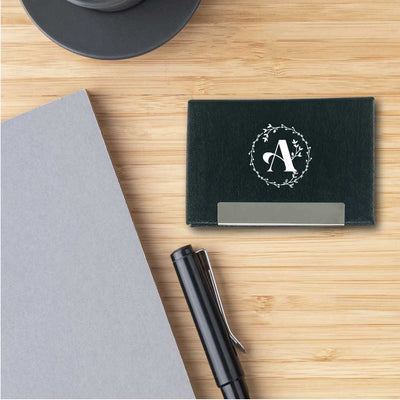 Business Card Holder - Initial