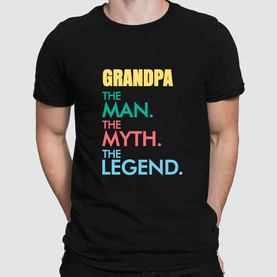 Grandpa The Legend Men T-shirts