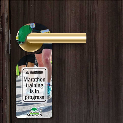Marathon Training Door Hanger