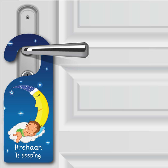 Customized Door Hanger for Baby boy