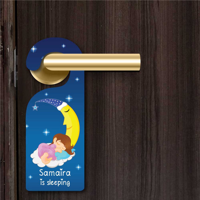 Customized Door Hanger for Baby Girl