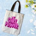 Girl Power Canvas Tote Bag