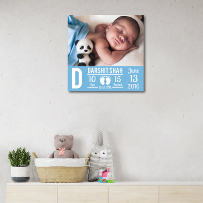 Baby Photo Canvas Print